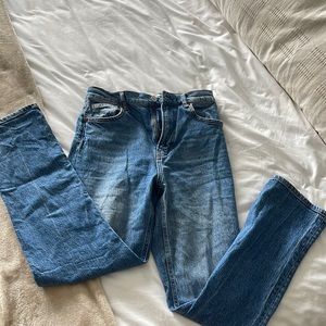 Reformation Liza ultra high rise straight jeans